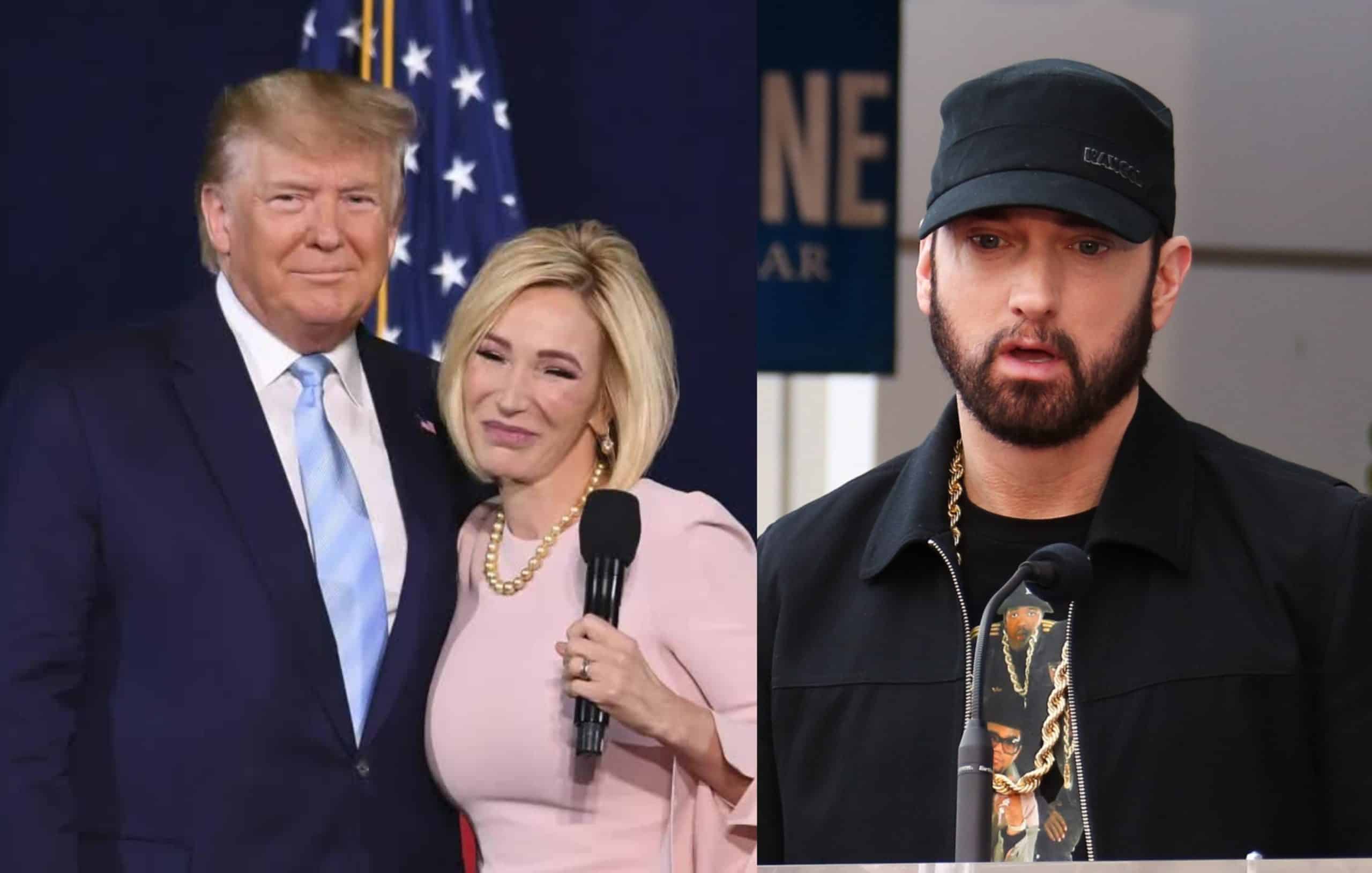 Donald Trump's Spritual Advisor Trolled with Eminem Music Clip