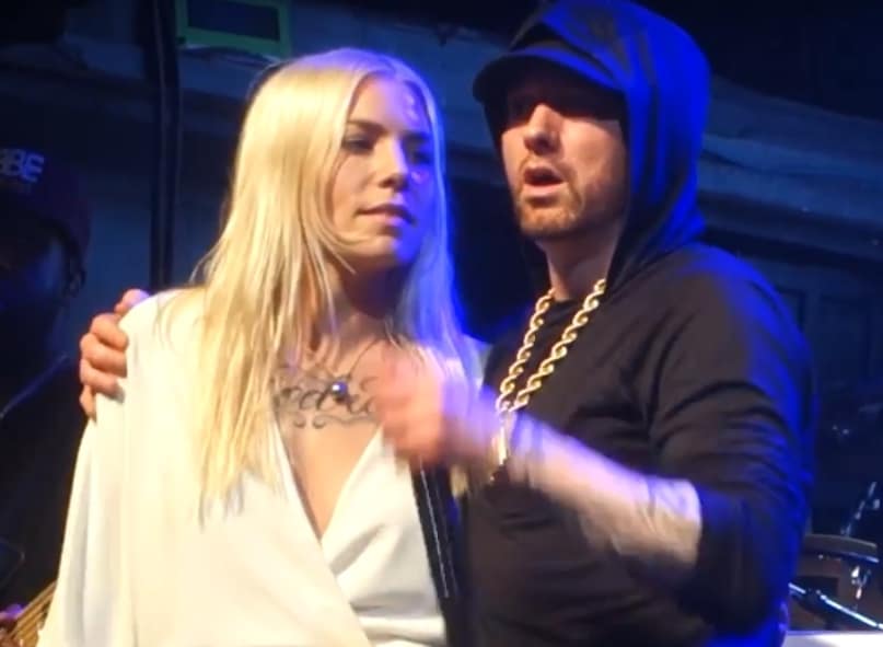 Skylar Grey Wears Eminem x Carharrt x Air Jordan 4 on a Special Occasion