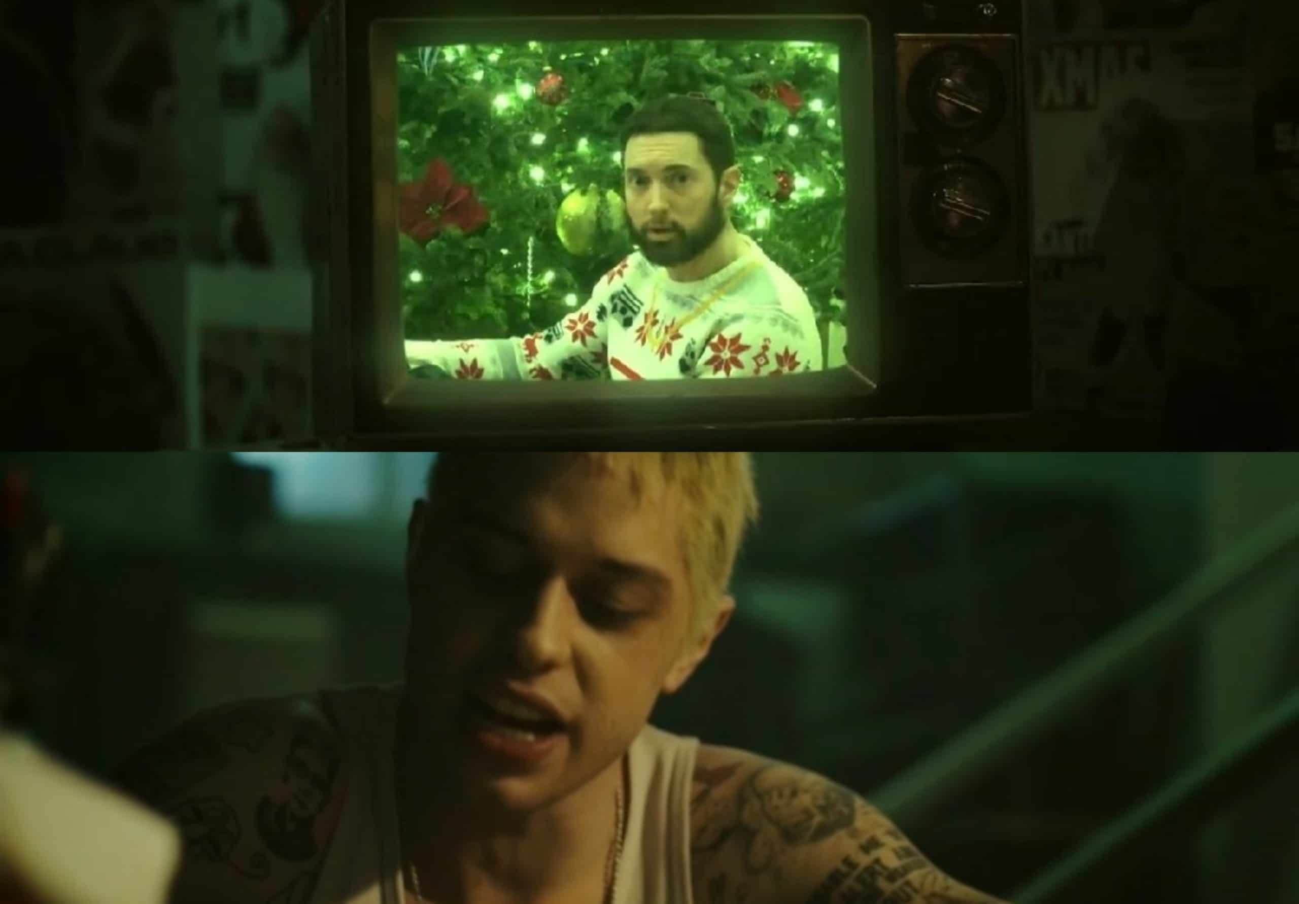 Eminem Appears in SNL's Stan Christmas Parody Featuring Pete Davidson