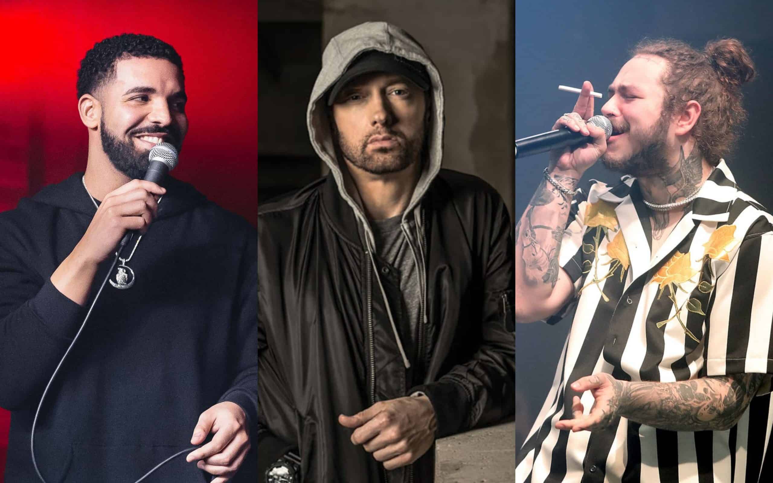 Drake, Post Malone & Eminem Are 2010s Most Streamed Artists in the US