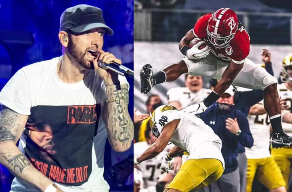 Eminem Provides His Song Higher and Narration For 2020 National Championship Promo