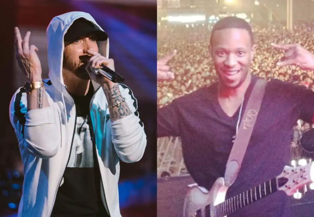 Guitarist Rayfield Holloman on Playing For 98,000 People At An Eminem Concert Oh My, He's A God