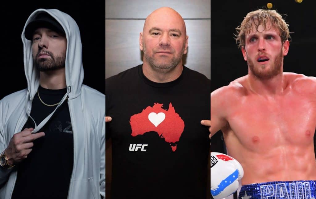 Logan Paul Stunned After Eminem Takes Shots At UFC President Dana White