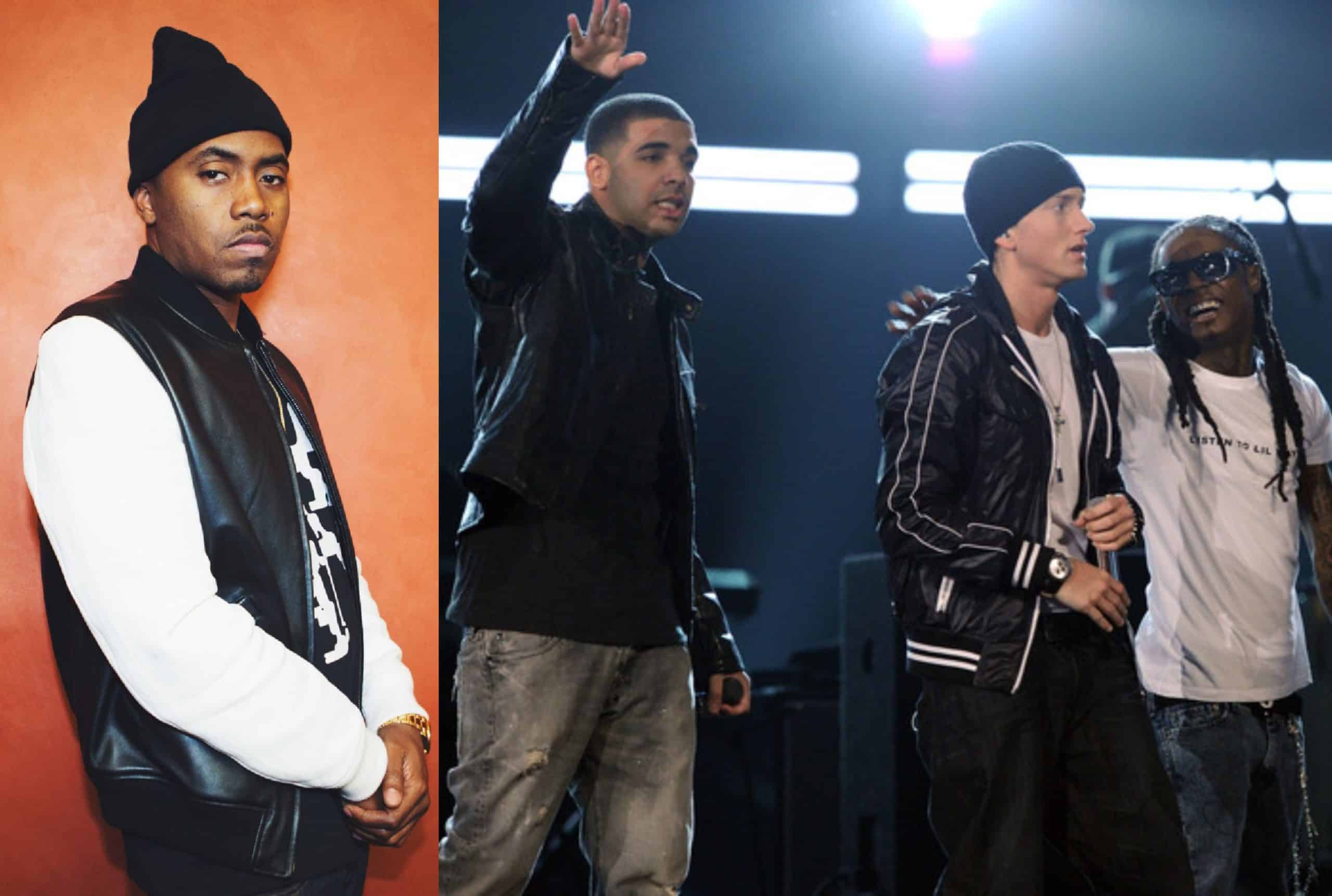 Nas Shares Mind Right Playlist Feat. Eminem, Drake, Lil Wayne & More