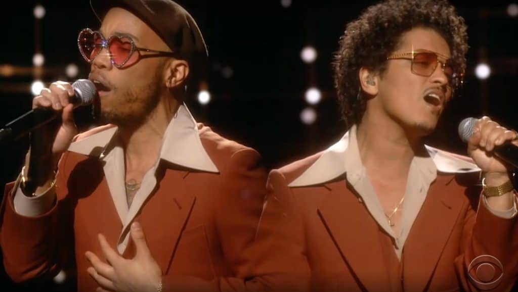 Watch Anderson. Paak & Bruno Mars Performs Leave The Door Open At GRAMMYs 2021