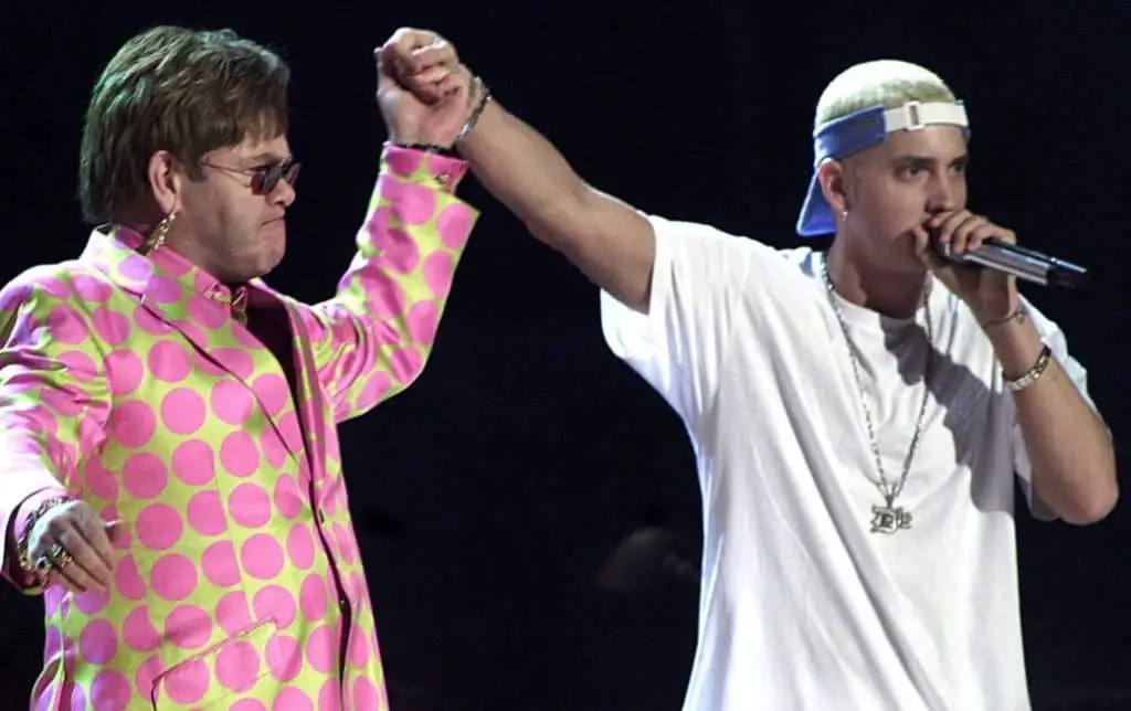 When Elton John Faced Backlash For Supporting Eminem At Grammys