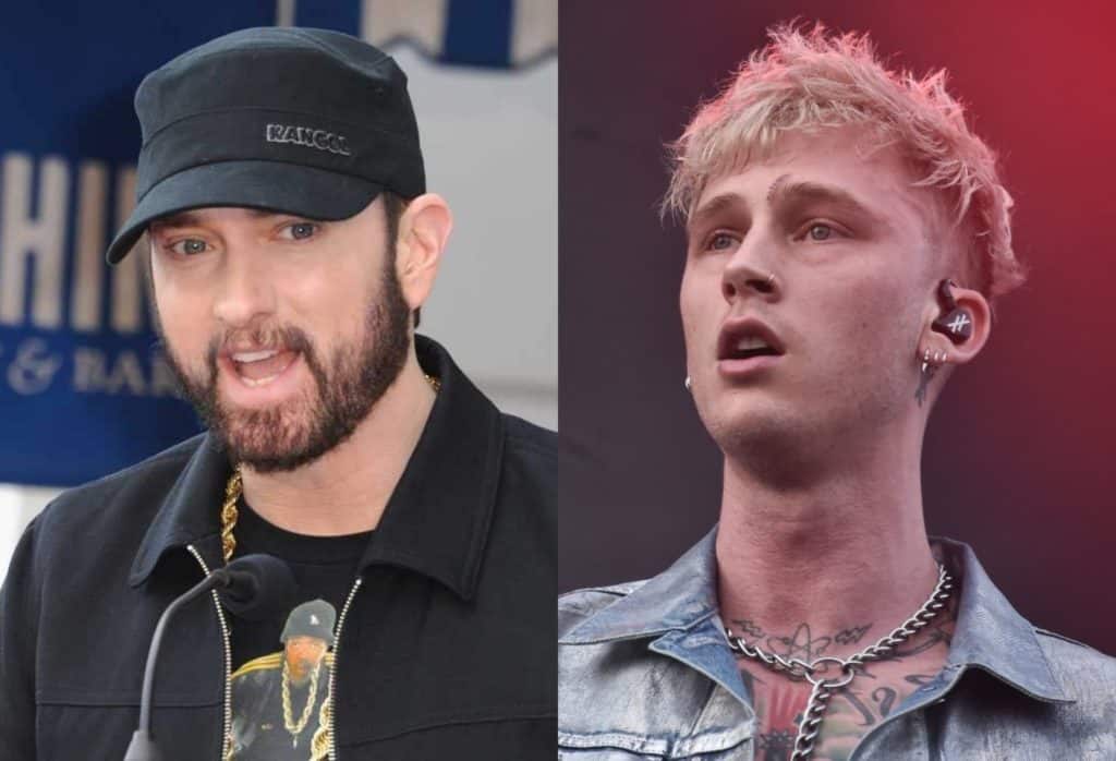 MGK Trolled For Posting Fake Top Rappers of 2021 List With No Eminem