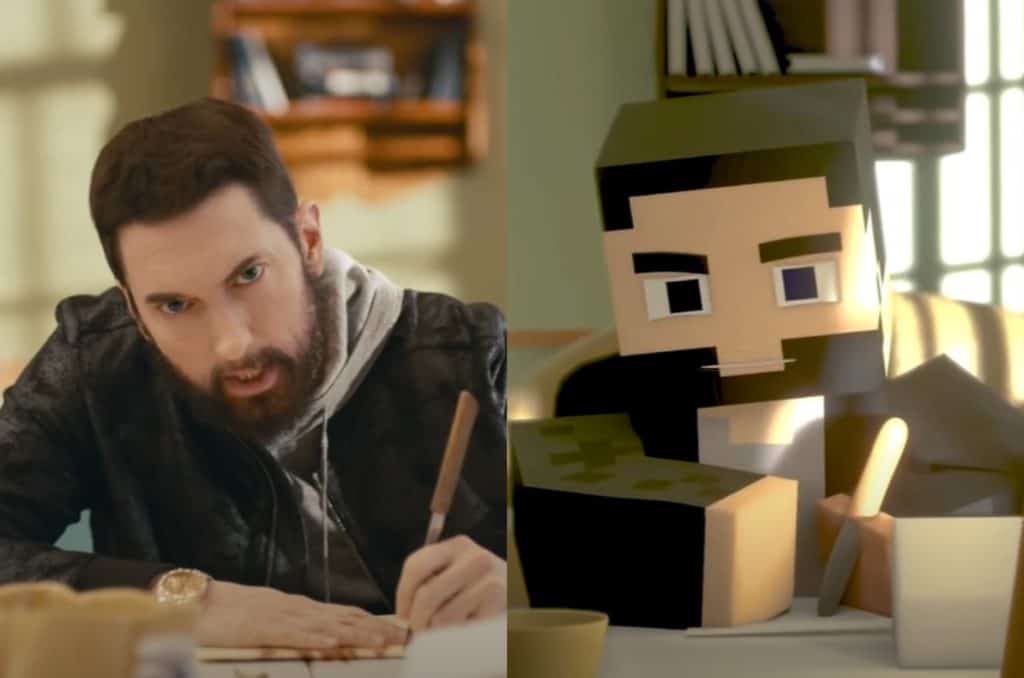 Watch A 3D Animator Recreates Eminem's GNAT Video in Minecraft