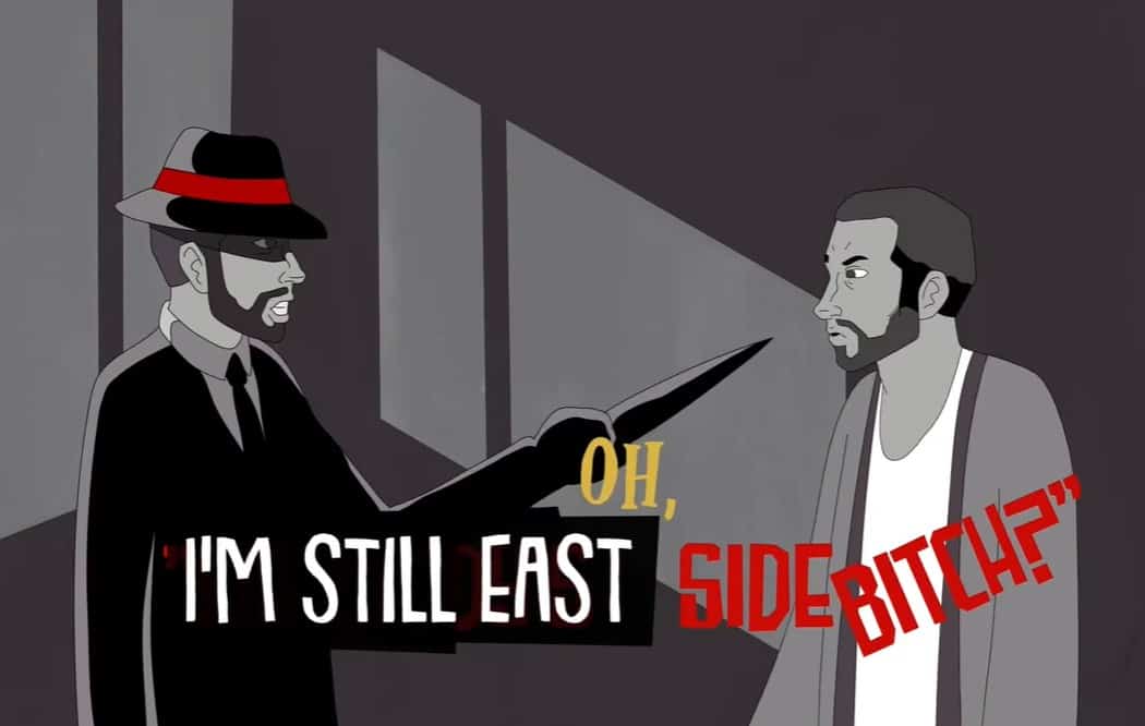 Watch Eminem Drops Alfred's Theme Animated Lyric Music Video
