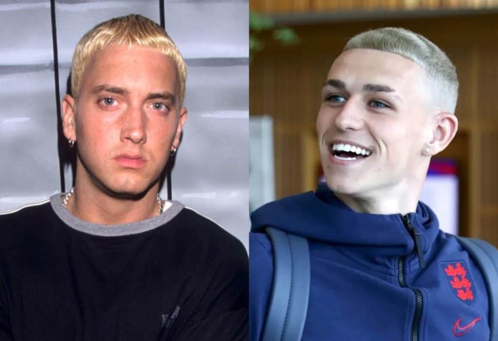 English Footballer Phil Foden Responds To Hairstyle Comparisons with Eminem