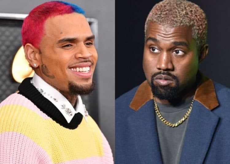 Chris Brown Shades Kanye West, Calls Him A "Whole H*e"