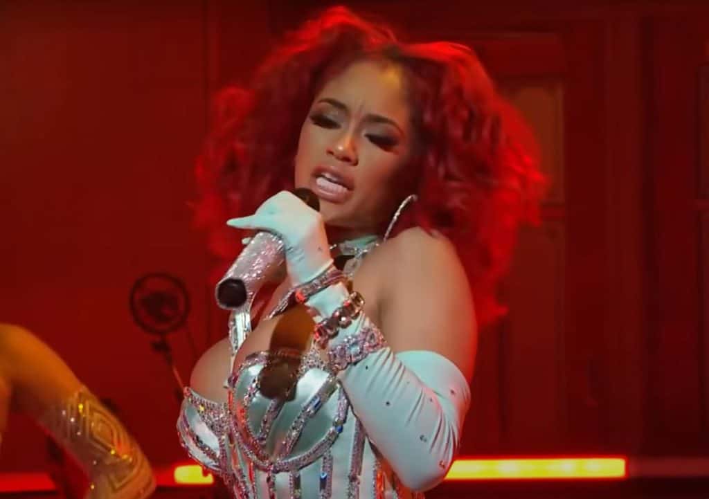 Saweetie Performs Tap, Best Friend & Icy Chain on SNL