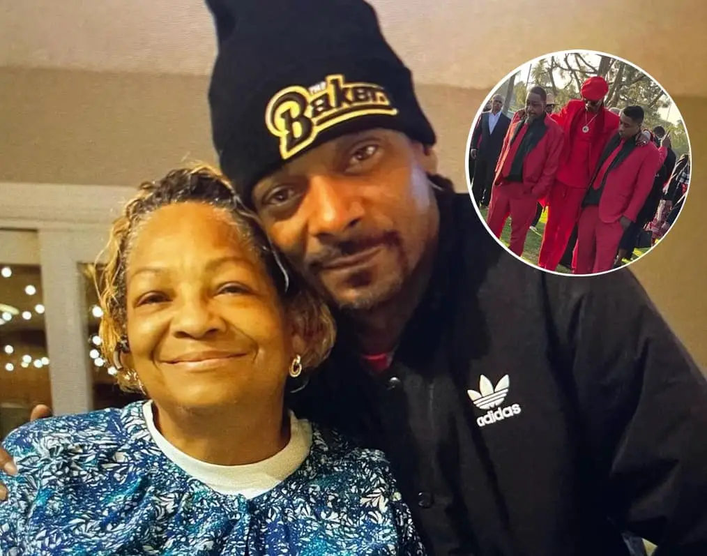 Snoop Dogg Mourns At His Mother Beverly Tate's Funeral