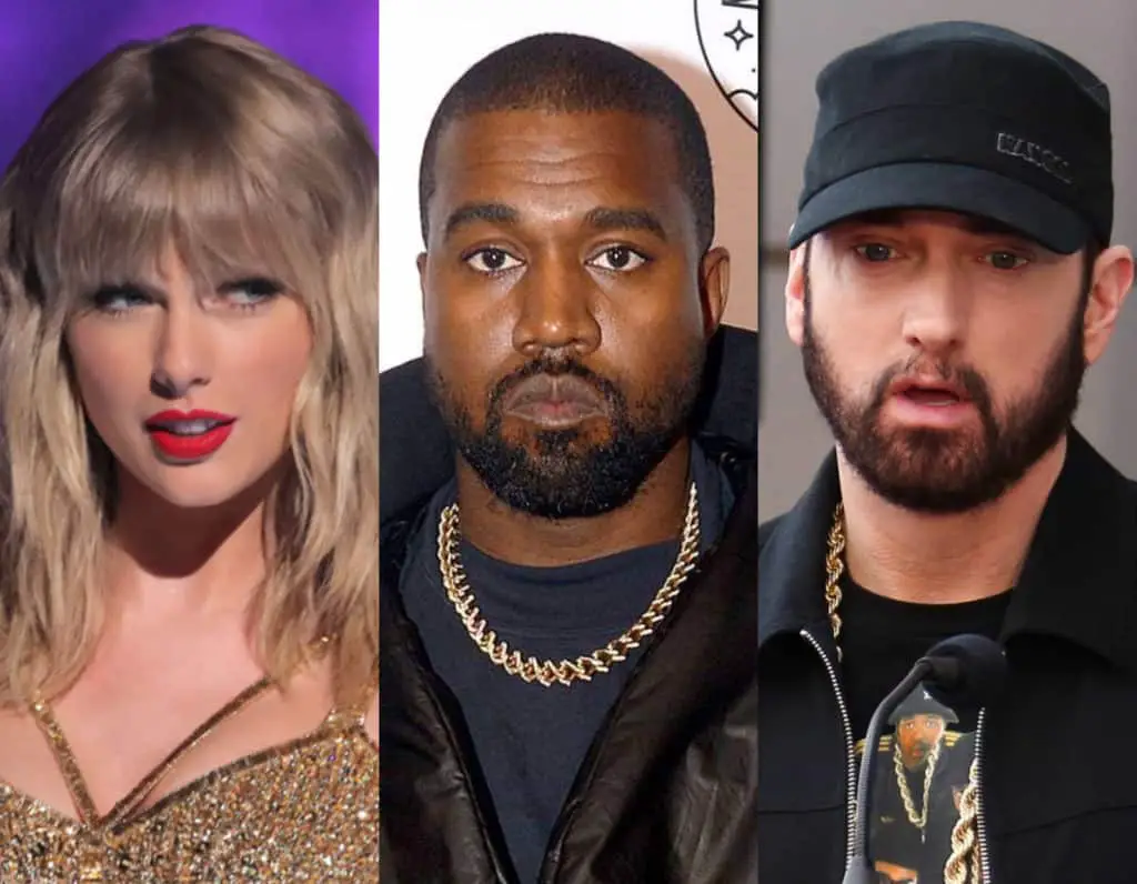 Taylor Swift Equals Eminem & Kanye West's Record of Most Consecutive #1 ...