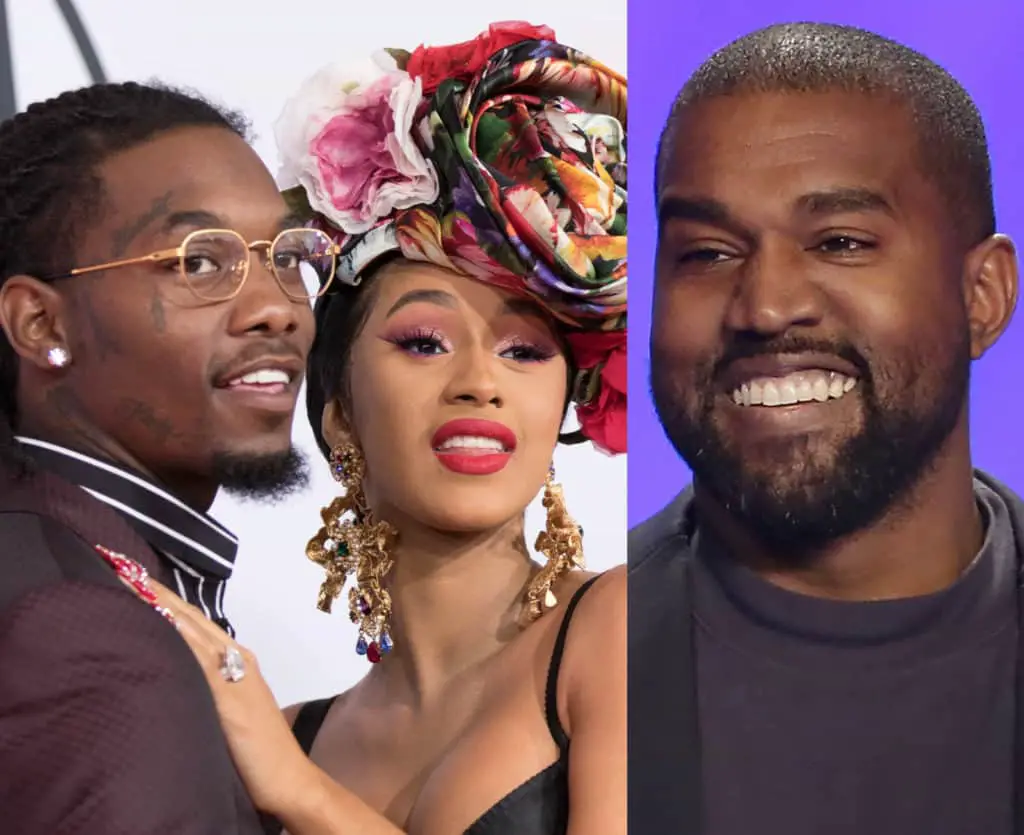 Kanye West Gifts Offset Unreleased Yeezys, Cardi B Gives $2M Cheque For His Birthday