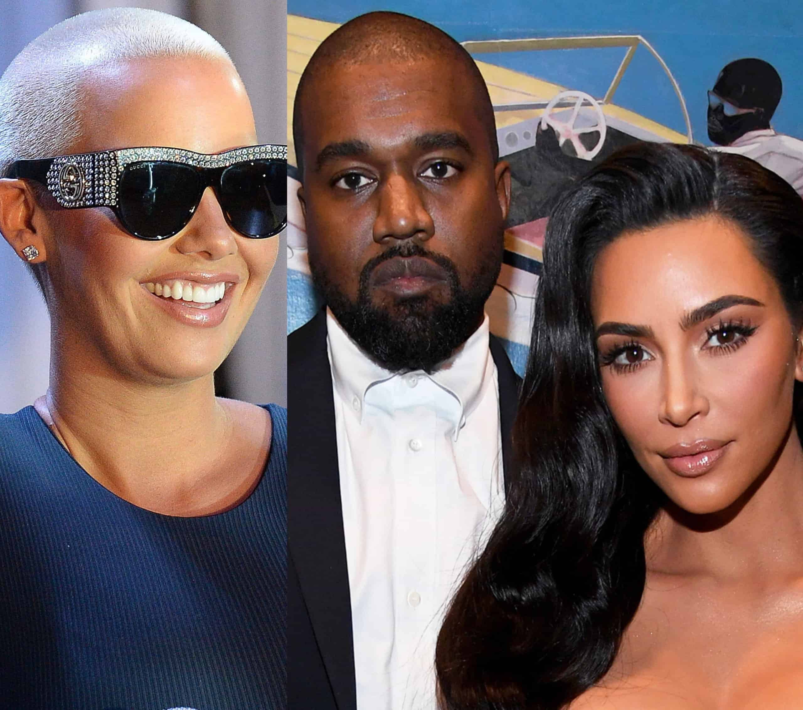 Amber Rose Reacts To Her Prediction of Kanye West's Humiliation From Kardashians