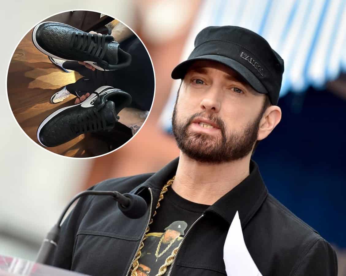 Eminem Receives Virgil Abloh's Louis Vuitton x Nike Air Force 1
