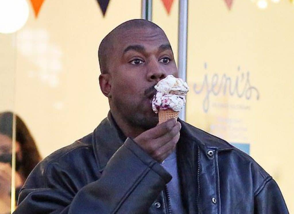 Kanye West Goes On Solo Ice Cream Outing, Fist Bump Fan Who Calls Him Amazing Father