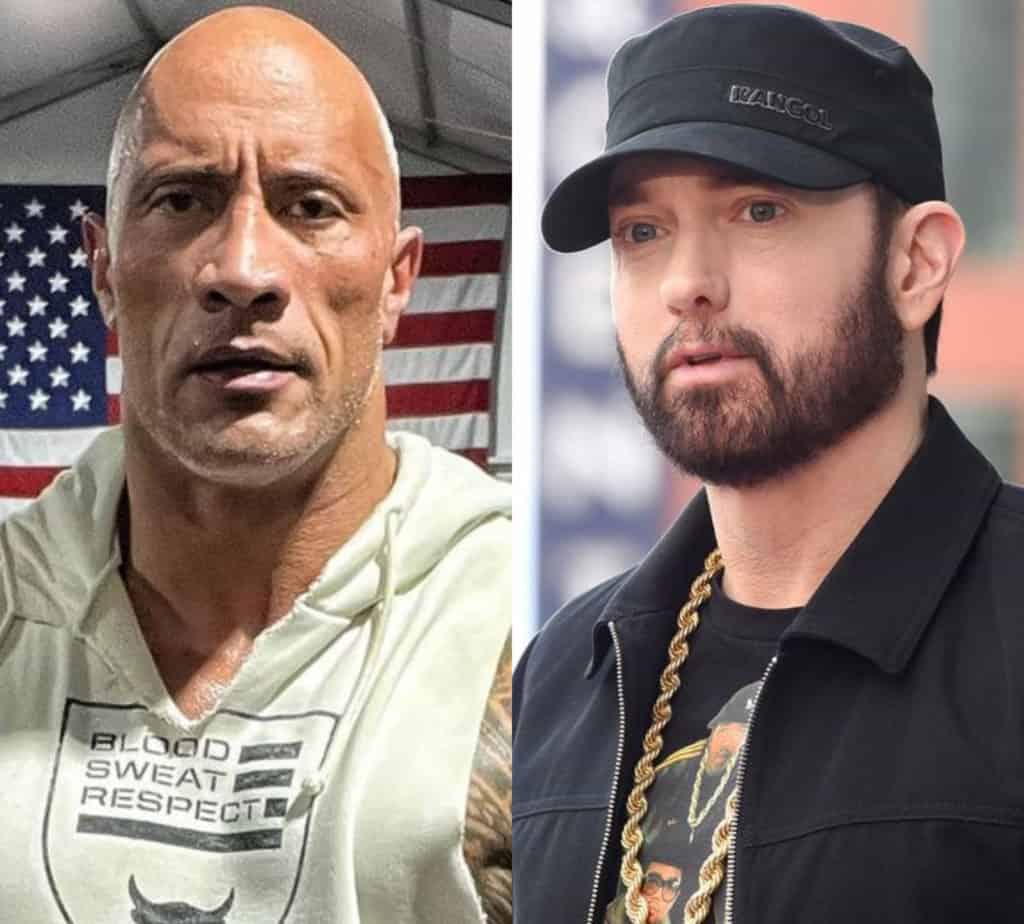 The Rock Shoots New Commercial With Eminem's Till I Collapse