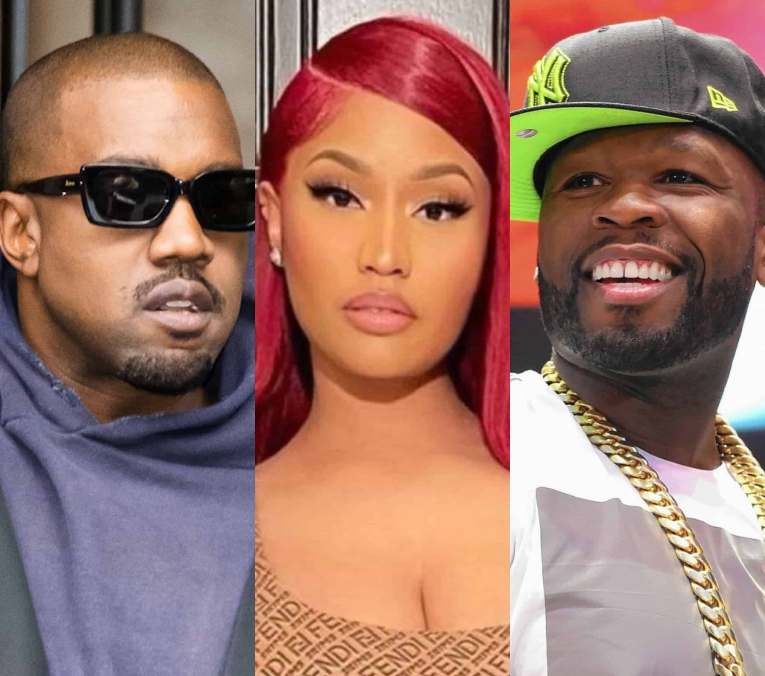 50 Cent & Kanye West Shouts Out Nicki Minaj For Success Of Her New Single