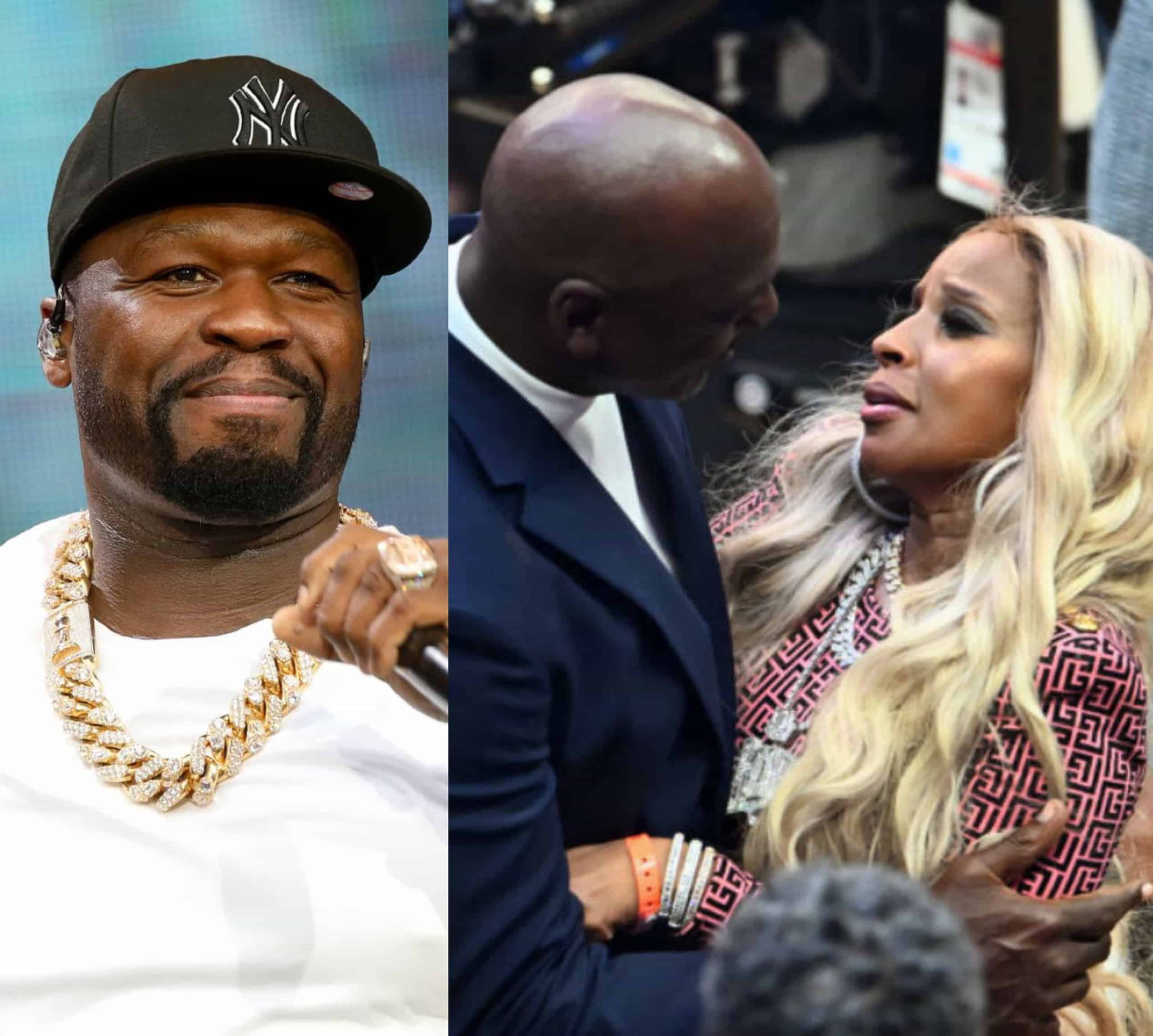 50 Cent Trolls Michael Jordan For Palming Mary J. Blige's But