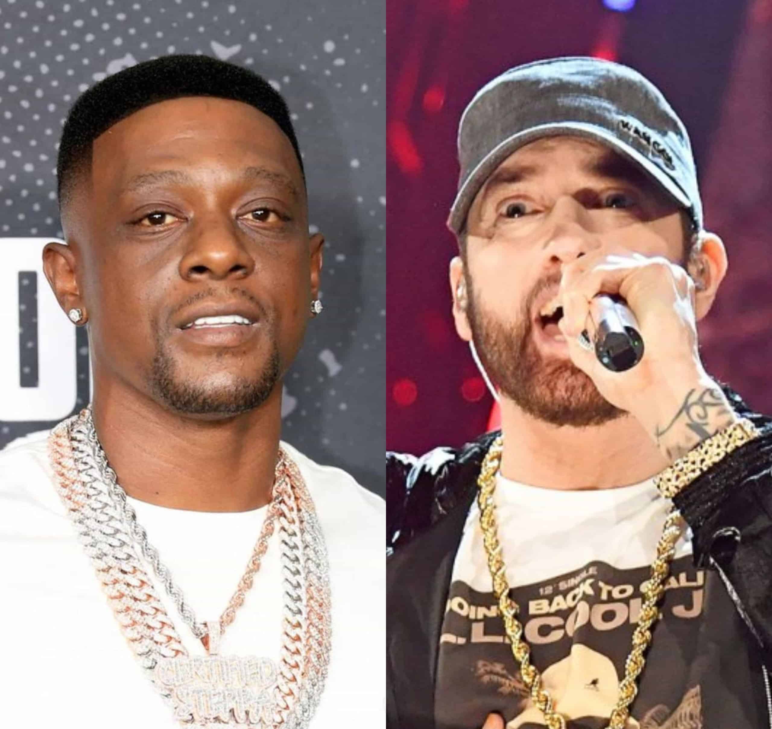 Boosie Badazz Praises Eminem For Taking A Knee At Super Bowl: "He's A Stand-Up Guy"
