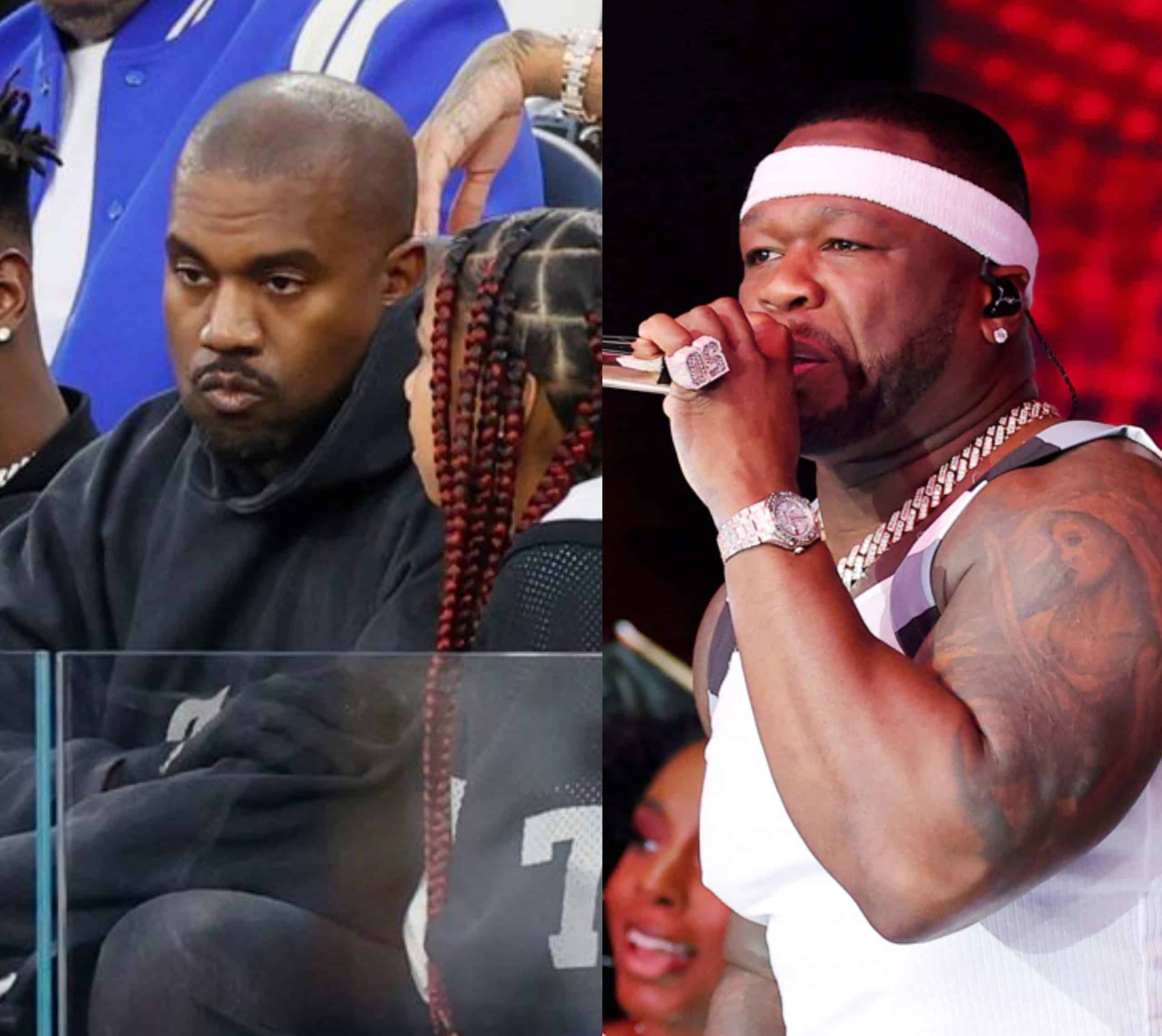 Kanye West Calls 50 Cent's Super Bowl Appearance Legendary