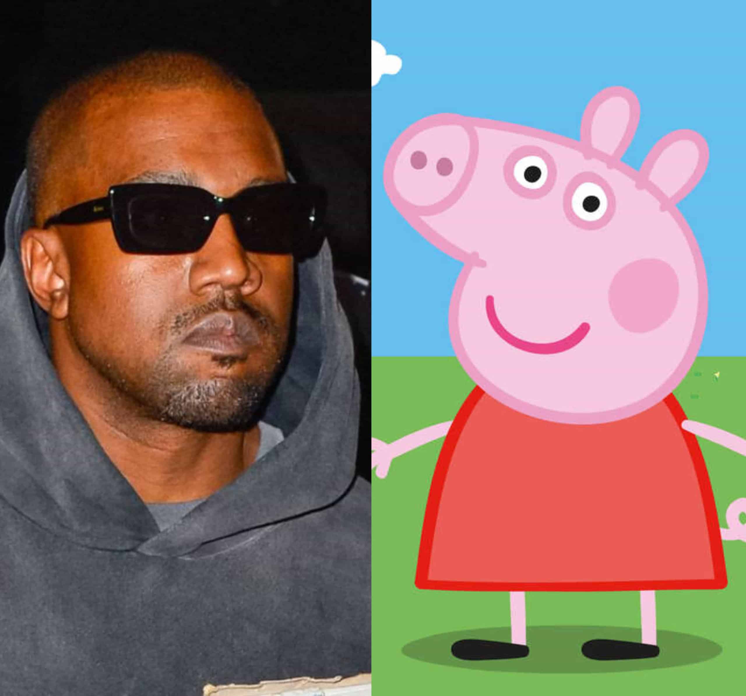 Kanye West Trends For His Beef With Cartoon Peppa Pig