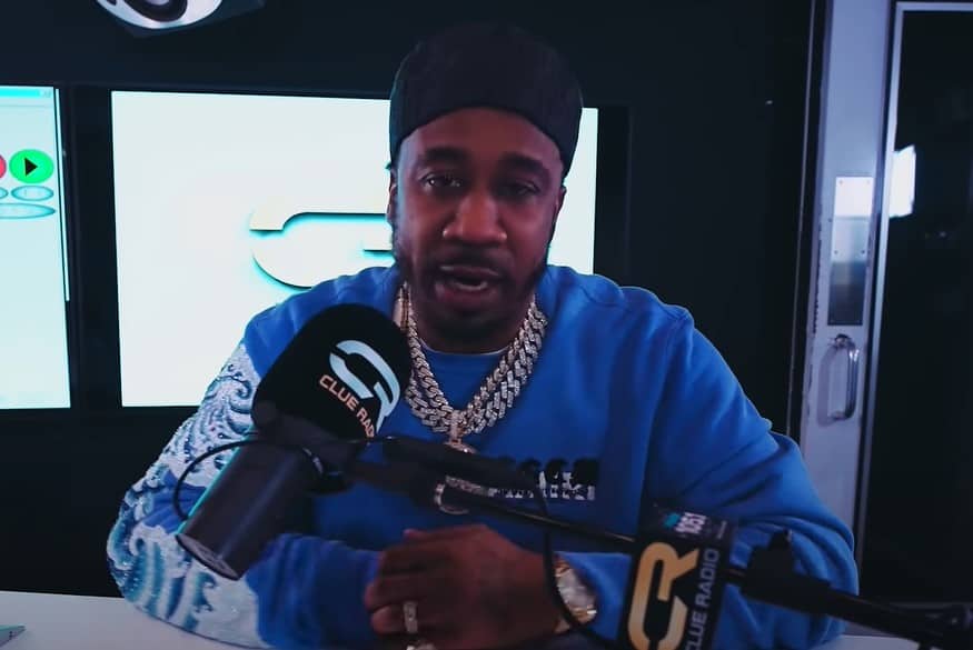 Watch Benny the Butcher Freestyle Over Beanie Sigel's Get Down On DJ Clue Show