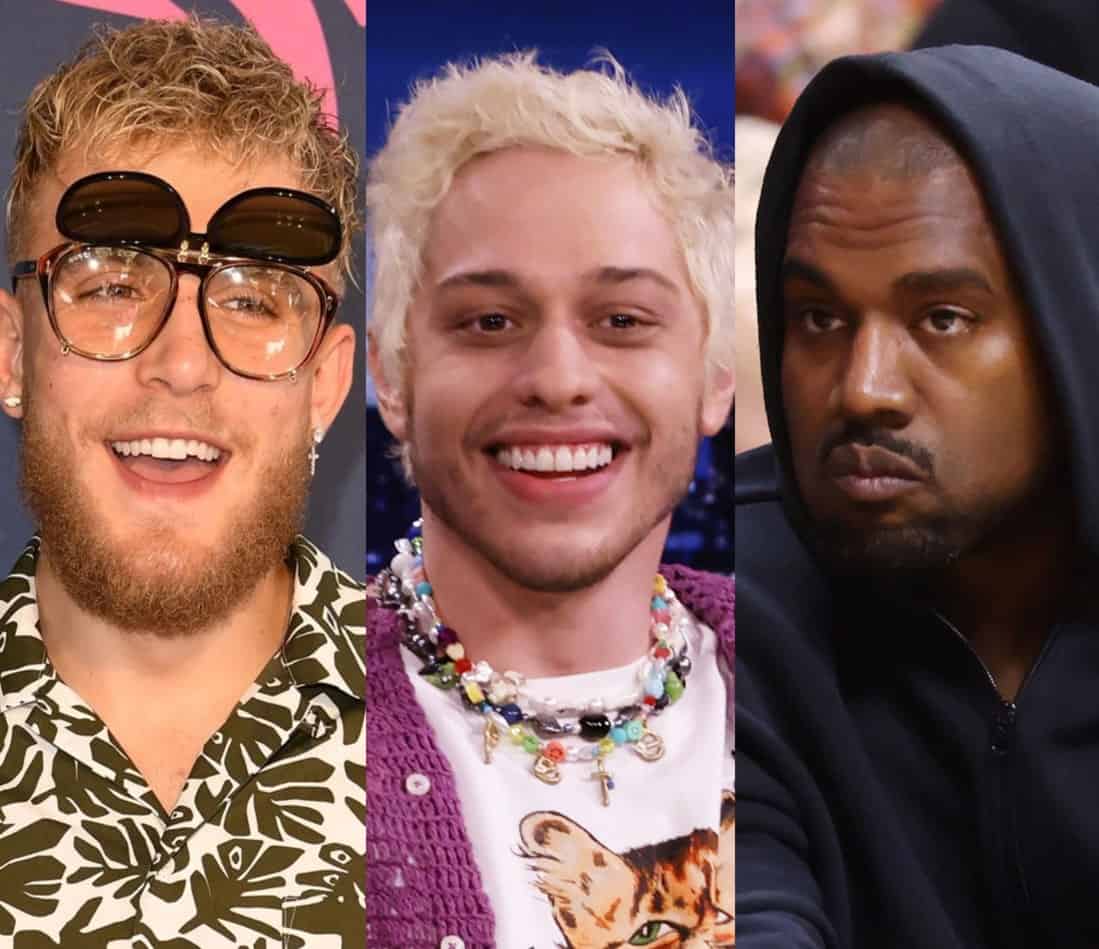Jake Paul Offers $30 Million Each To Kanye West & Pete Davidson For A PPV Boxing Match