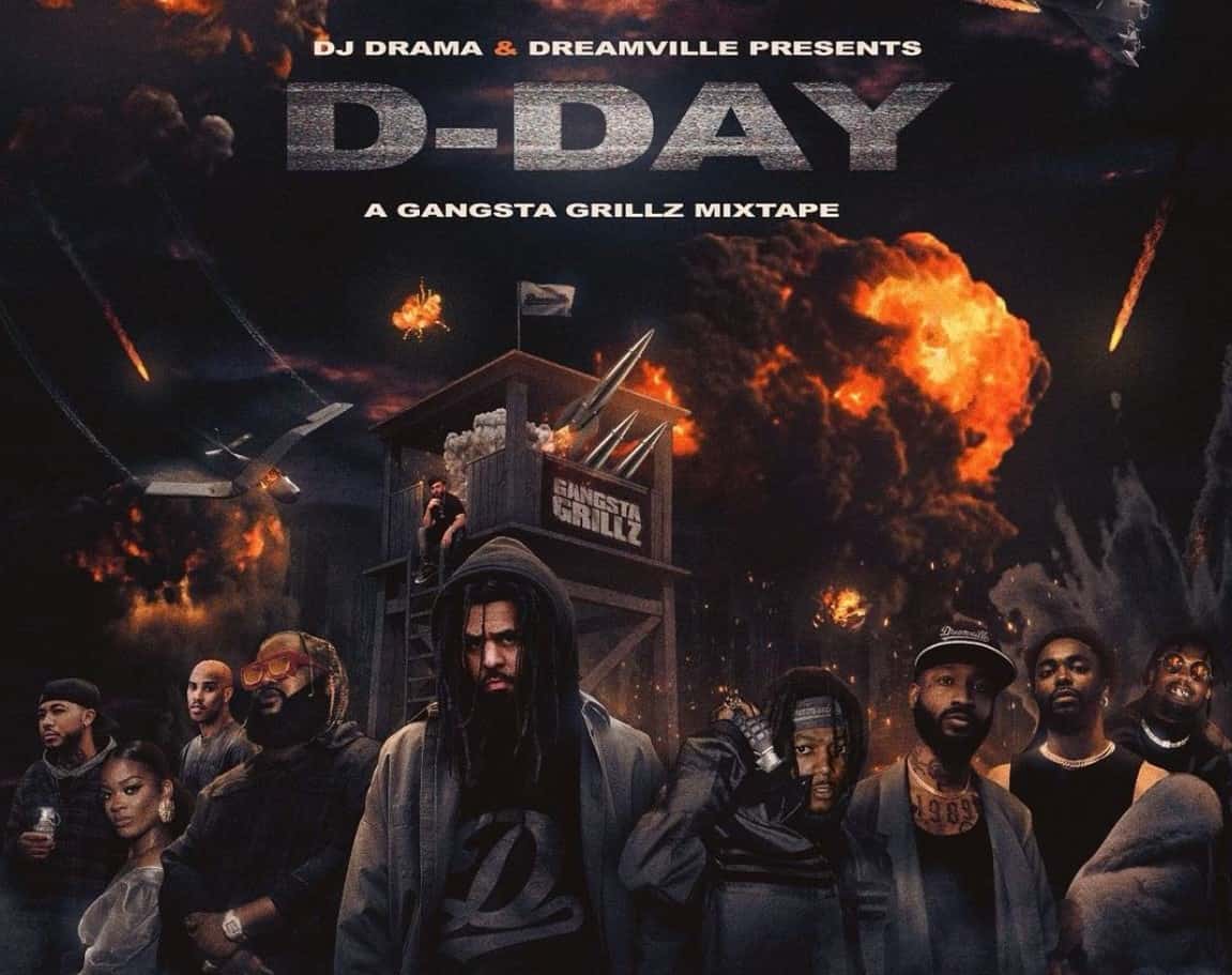Dreamville & DJ Drama Releases New Project D-Day A Gangsta Grillz Mixtape