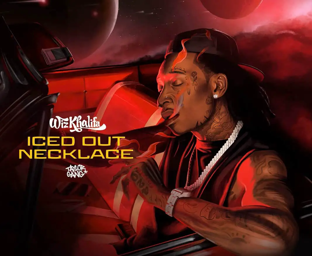 Wiz Khalifa Returns With A New Song Iced Out Necklace
