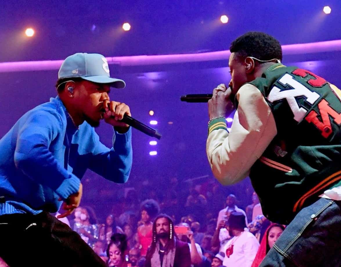 Chance The Rapper & Joey Badass Performs The Highs & The Lows At BET Awards 2022