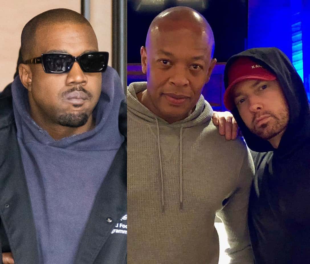 A Eminem, Kanye West & Dr. Dre Song Reportedly Dropping Next Week