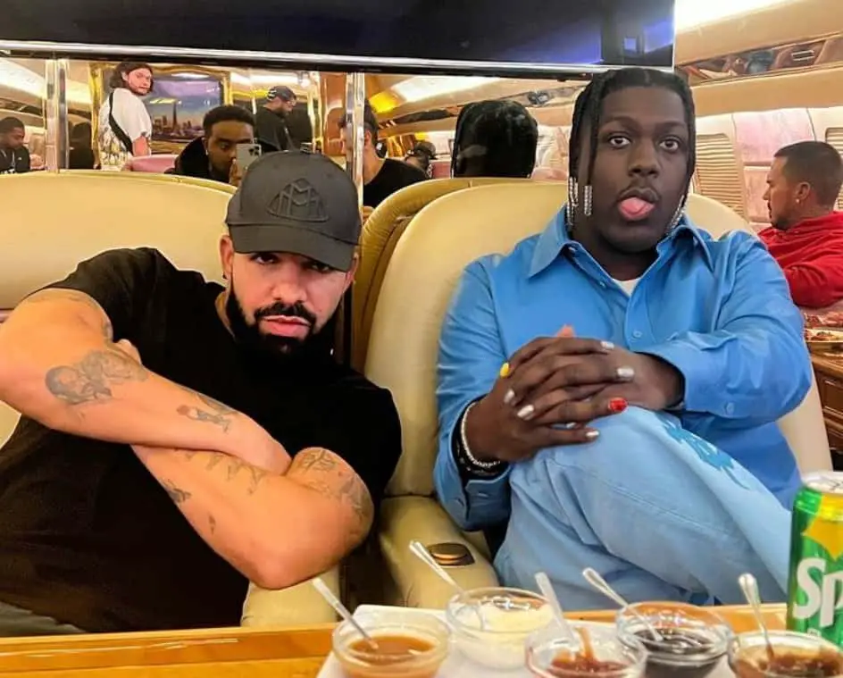Drake Celebrates Lil Yachty's 25th Birthday On His Private Jet Air Drake