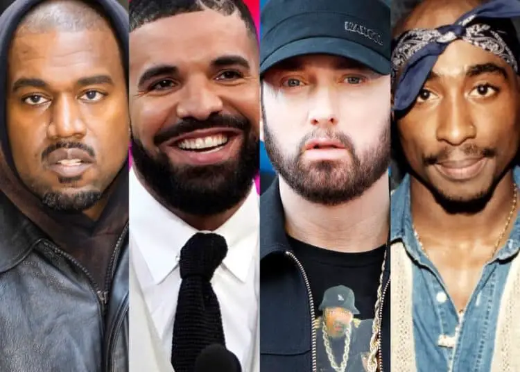 Kanye West Joins Drake, Eminem & Tupac For A Gigantic Billboard Record