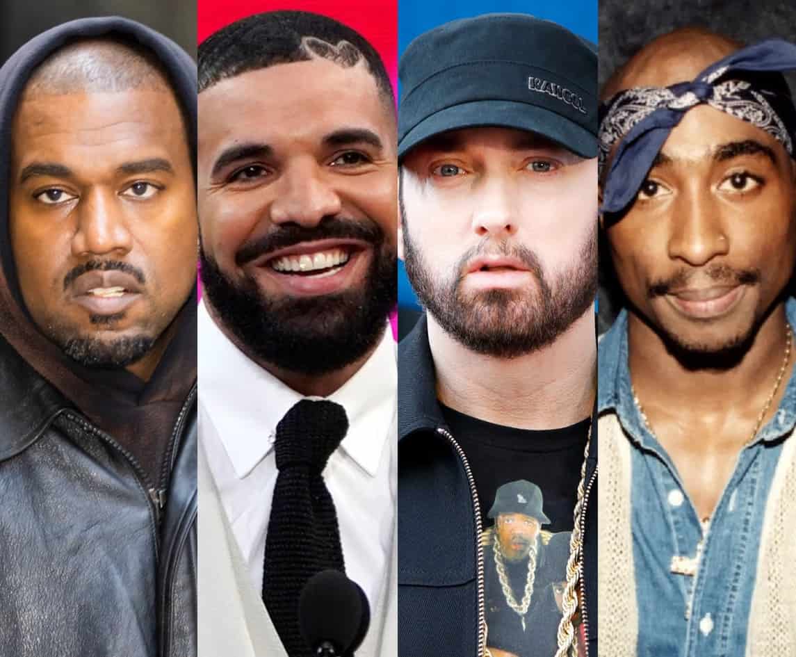 Kanye West Joins Drake, Eminem & Tupac For A Gigantic Billboard Record