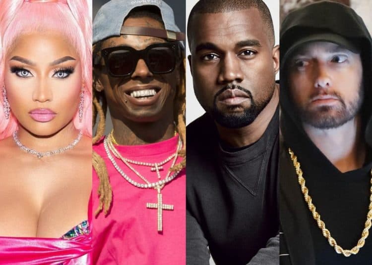 Nicki Minaj Shouts Out Kanye West, Eminem, JAYZ, Lil Wayne & More At