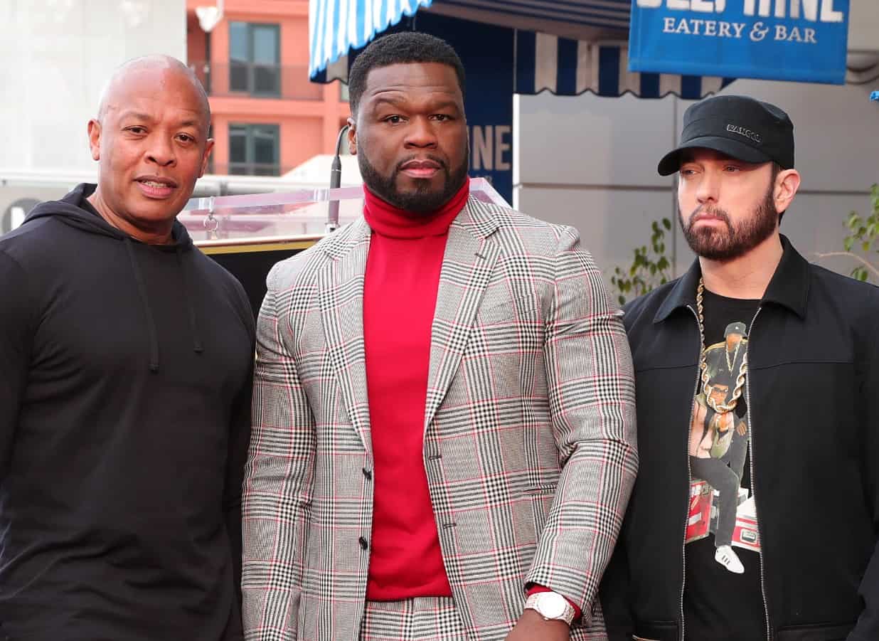 50 Cent Celebrates 20 Years Of Friendship With Eminem & Dr. Dre; Seemingly Disses The Game