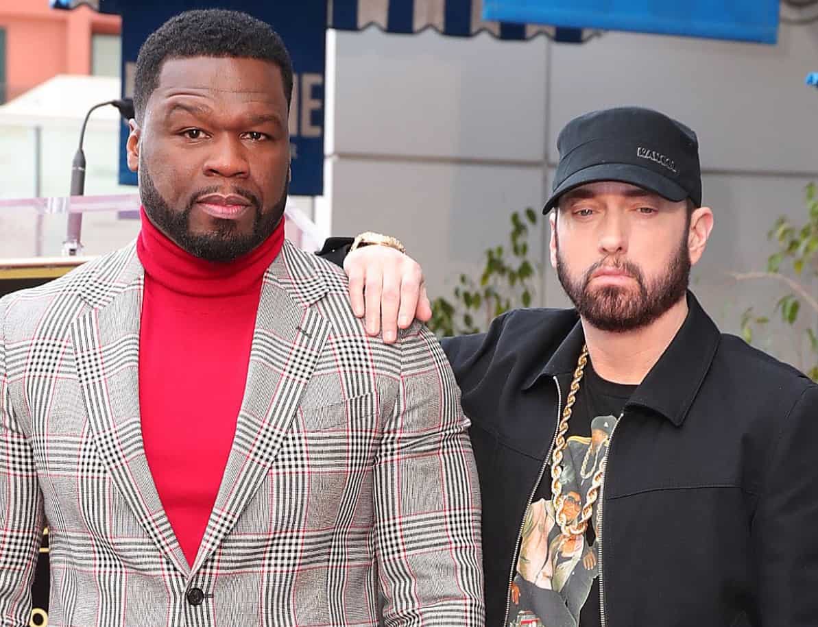 50 Cent Shouts Out Eminem After Winning An Emmy For Super Bowl Show