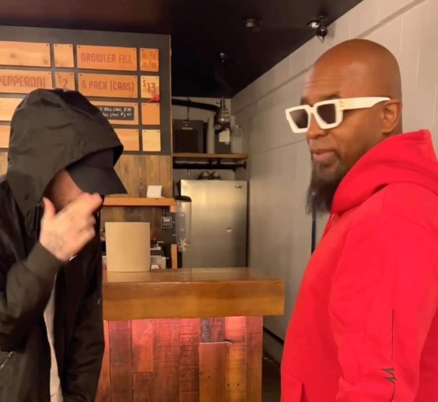 Watch Tech N9ne's Hilarious Interaction With Eminem Impersonator DTG