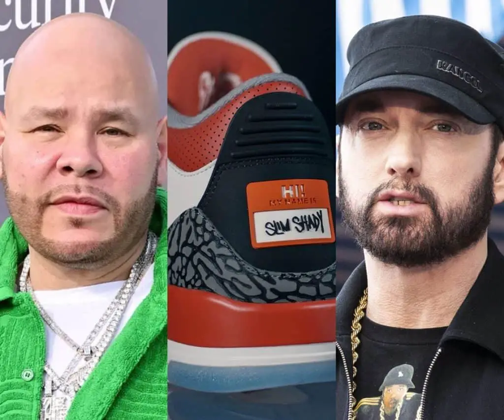 Fat Joe Wears Eminem's Air Jordan 3s My Name Is Sneakers For 2022 Bet Hip-Hop Awards