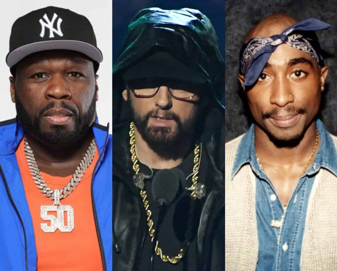 50 Cent Compares Eminem & Tupac's Emotions While Writing About Their Mothers