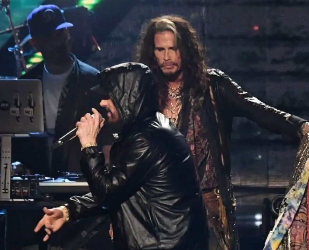 Eminem Performed With Steven Tyler & Ed Sheeran At Rock & Roll Hall Of Fame 2022