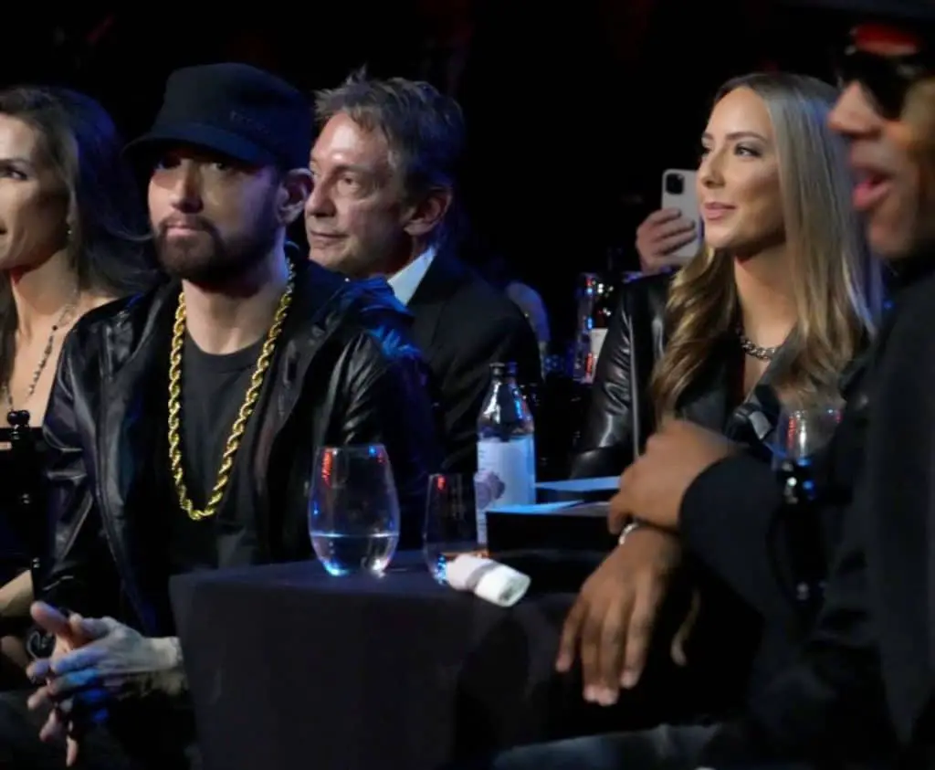 Eminem Tells Daughter Hailie To Plug Her Ears As He Recalled Drug Overdose At Rock & Roll Hall Of Fame 2022