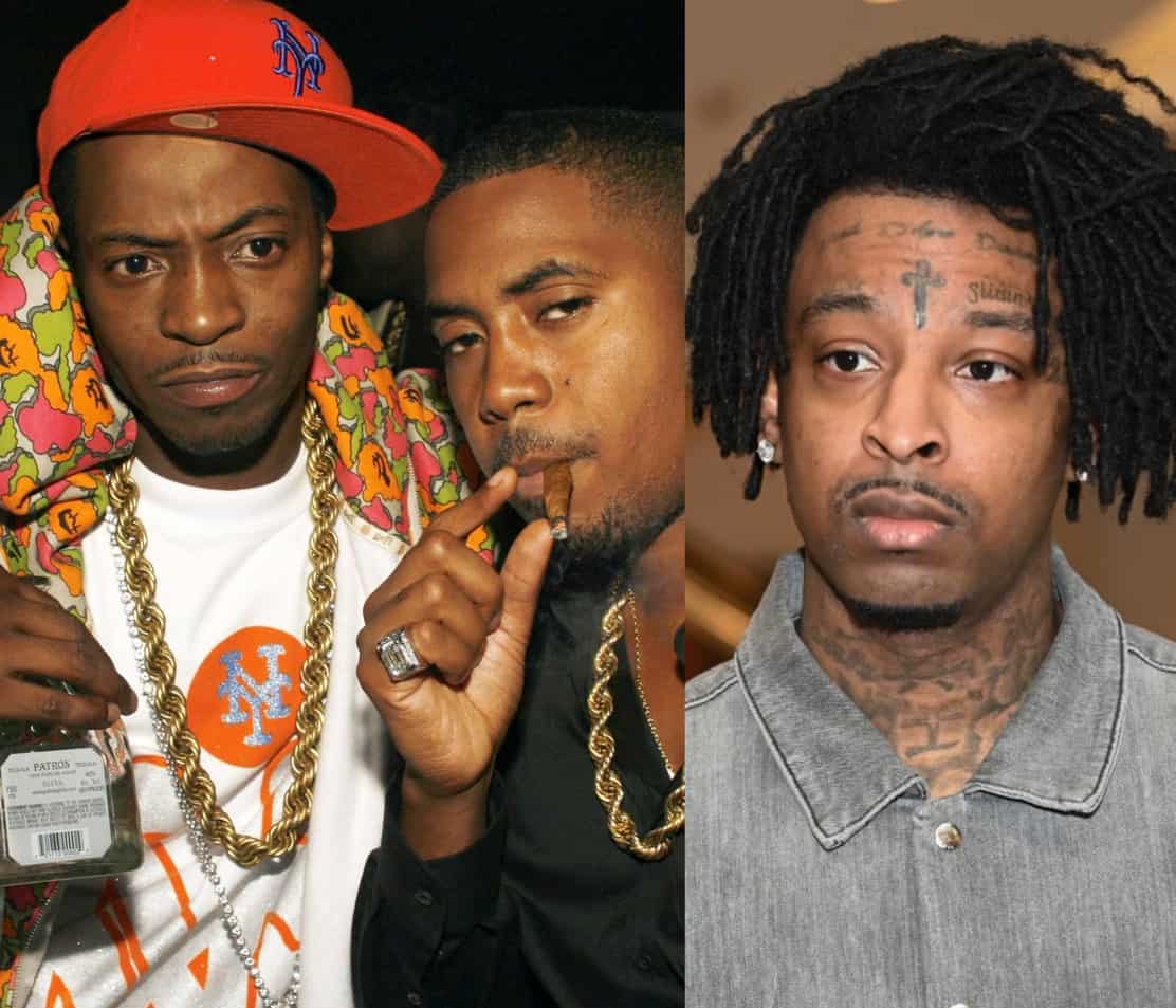 Nas' Brother Calls 21 Savage Trash For Saying Nas Is Irrelevant