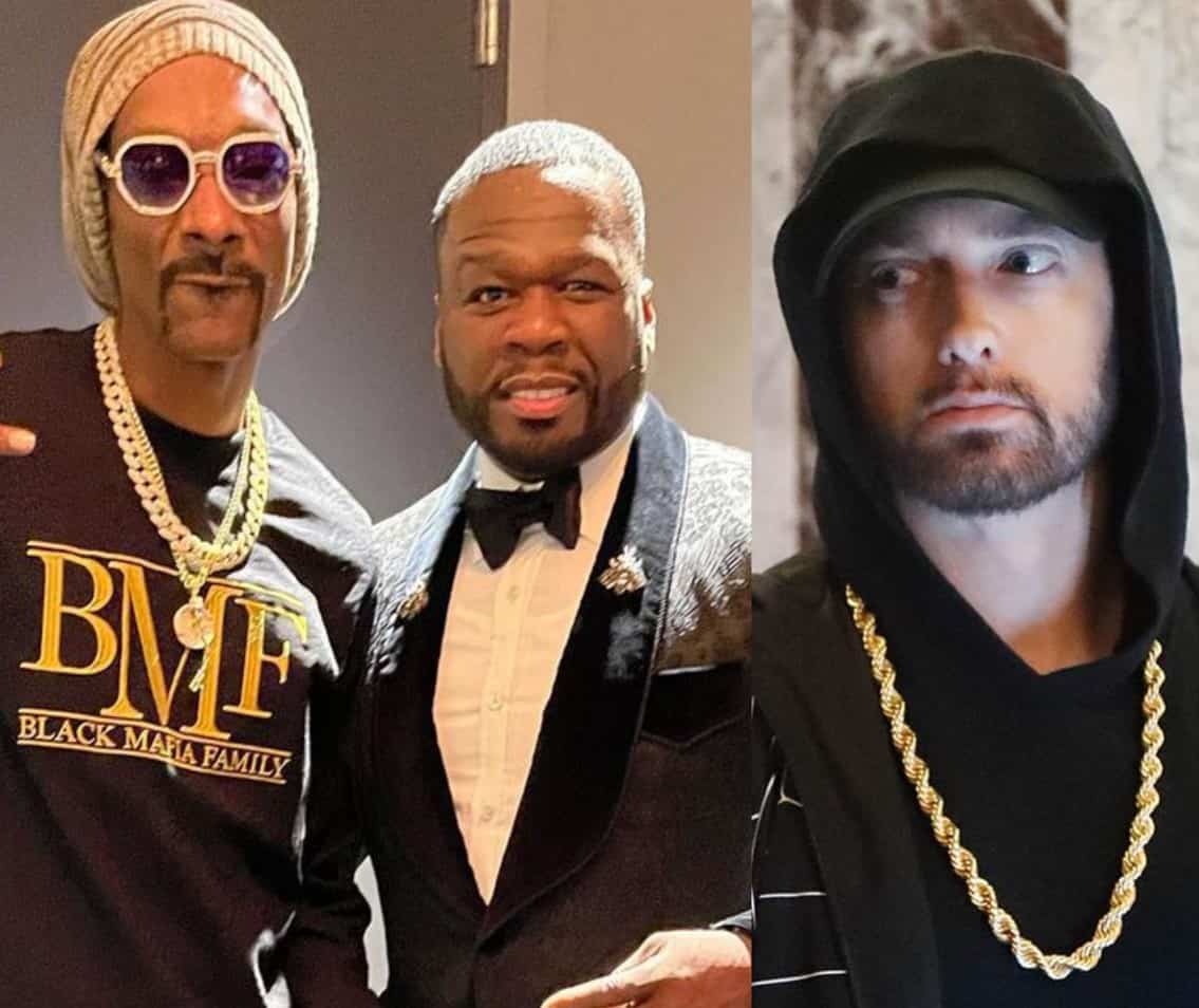 50 Cent Compares Snoop Dogg & Eminem's Style On The Set Of BMF