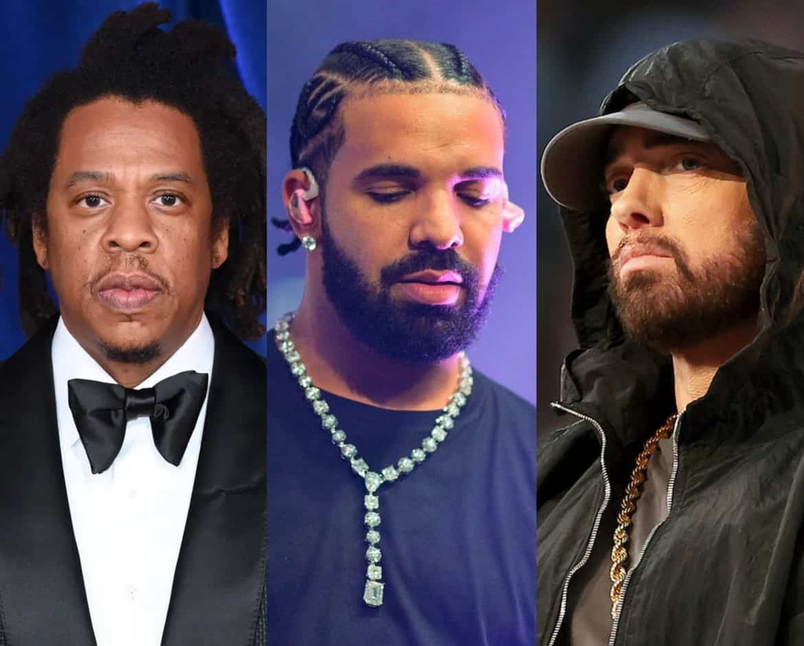 Billboard Lists Top 10 Best Rappers Of All Time JAY-Z, Eminem, Drake & More