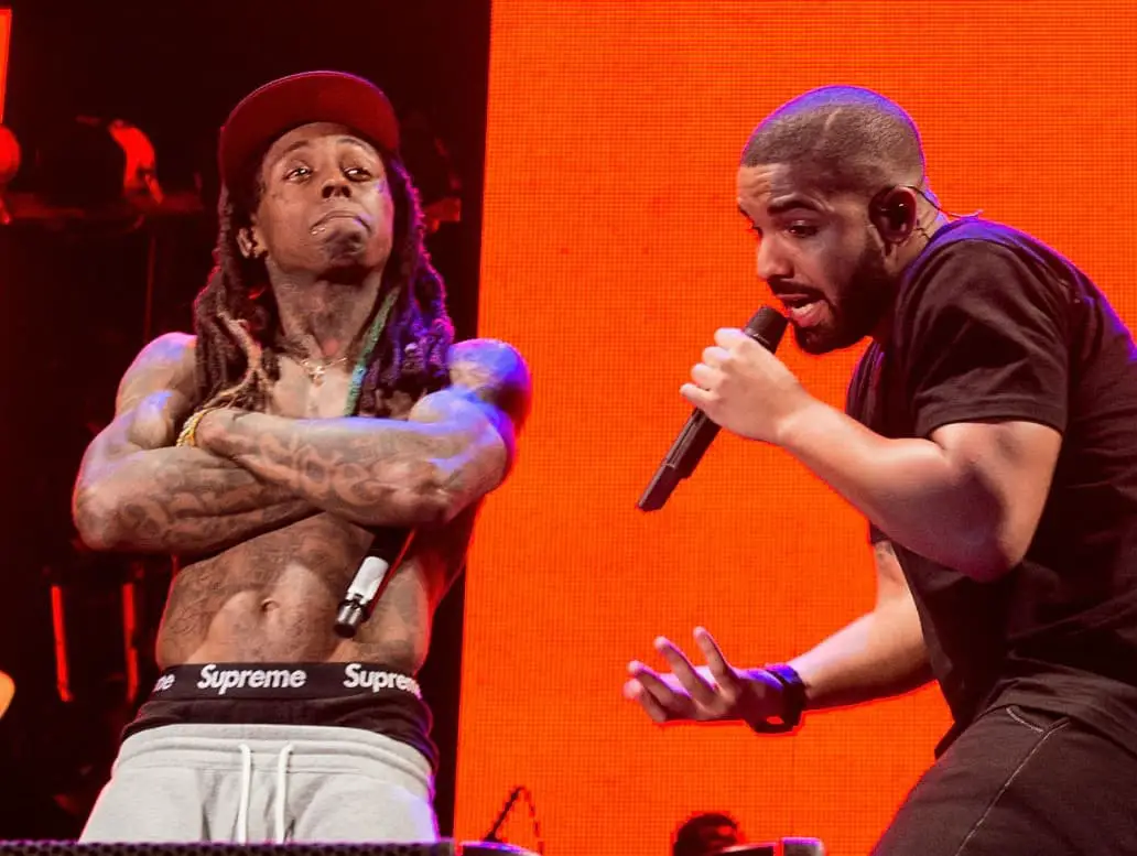 Drake Honors Lil Wayne With Global Impact Award At Grammy Event