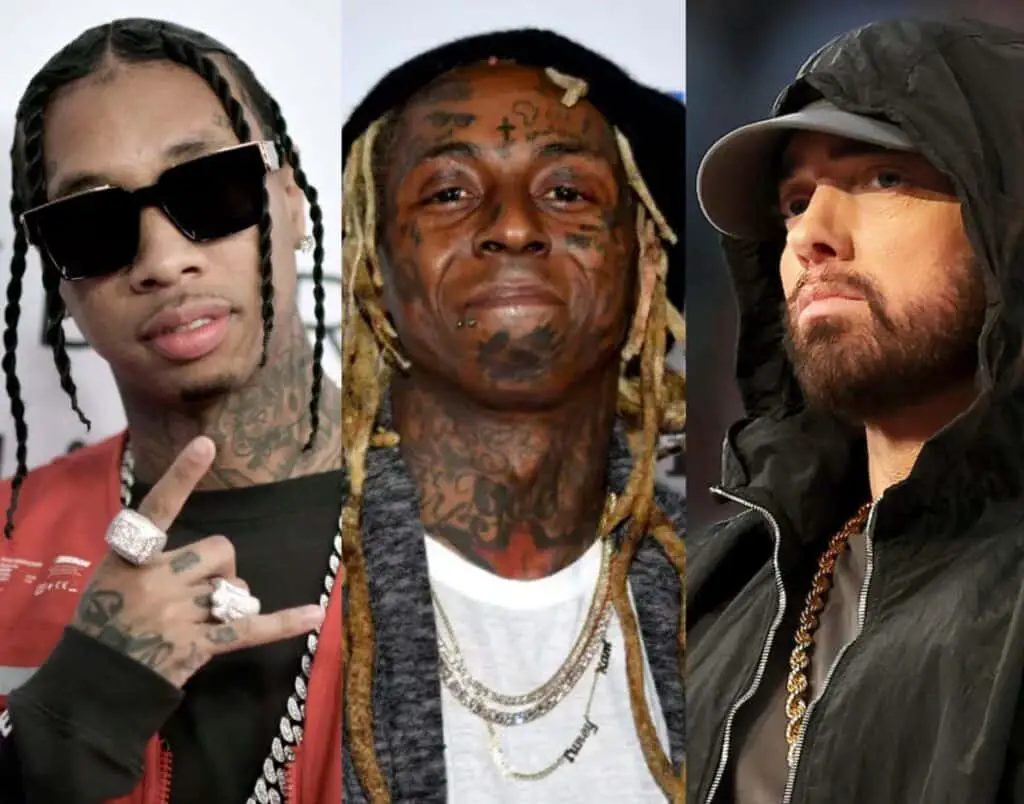 Tyga Crowns Eminem & Lil Wayne As The Best Rappers Of All Time
